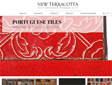 Tablet Screenshot of newterracotta.com
